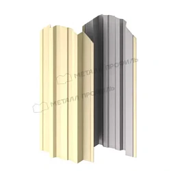 Штакетник Металл Профиль Прямоугольный Trapeze Norman 0,5 фигурный