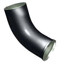 Колено стока d-90 мм 60 гр. Grand Line PE Полиэстер двухсторонний 0,6 RAL 7024