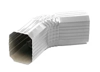 Колено трубы гофрированное Grand Line Vortex Полиэстер 0,45 RAL 9003