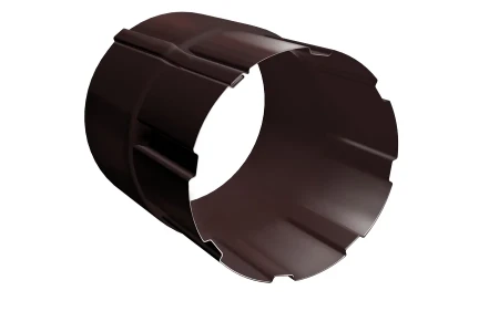 Соединитель трубы d-90 мм Grand Line Полиуретан 0,5 RAL 8017