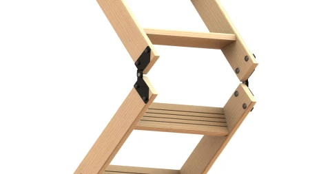 Чердачная люк-лестница Oman Складная 3-х секционная Standard в Туле фото