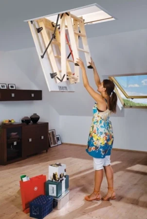 Чердачная люк-лестница Fakro LWK Komfort в Туле фото