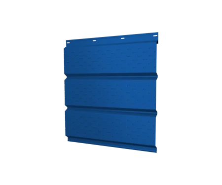 Металлический софит Grand Line Полиэстер 0,45 с полной перфорацией Ral 5005