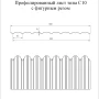 Профнастил Grand Line С10 (фигурный) Оцинкованный 0,45 в Туле фото