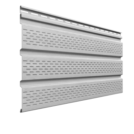 Виниловый софит Технониколь с полной перфорацией жасмин