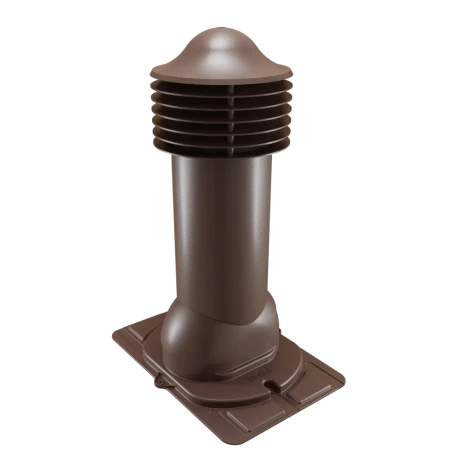 125/650 утепленный с универсальным проходным элементом цвет коричневый (RAL 8017)