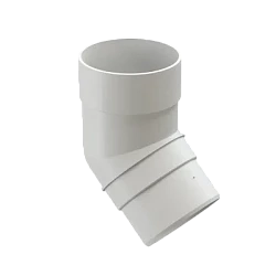 Колено трубы d-85 мм 45° ПВХ Döcke Premium