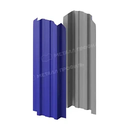 Штакетник Металл Профиль Прямоугольный Lane Norman 0,5 фигурный