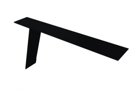 Планка карнизная фальц Grand Line 130x80 0,5 Rooftop Matte (Стальной бархат) цвет RAL 9005