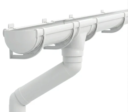 Комплект пластикового водостока d-135/90 мм ГрандЛайн Дизайн белый RAL 9003 в Туле фото