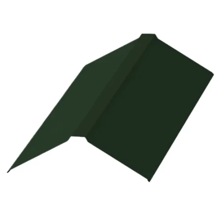 Планка конька плоского Металл Профиль 120x120x2000 Viking E 0,5 цвет RAL 6007