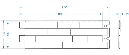 Пластиковая фасадная панель Döcke Stein в Туле фото