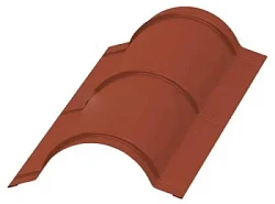 Планка конька круглого Металл Профиль R110x2000 Puretan 0,5