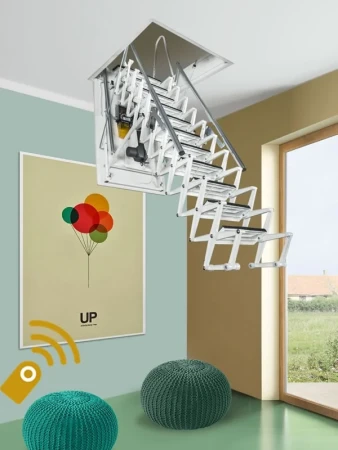 Чердачная люк-лестница Fantozzi Scale Motor Premium в Туле фото