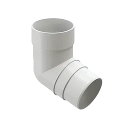 Колено трубы d-85 мм 72° ПВХ Döcke Premium