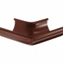 Угол желоба наружный d-150 мм 90 гр Aquasystem Premium Pural Matt 0,6 RAL 8017