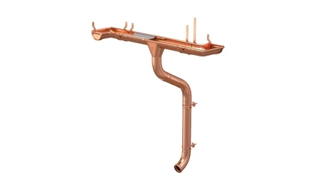 Ограничитель перелива желоба d-125 мм прямой Aquasystem Элит 0,6 в Туле фото