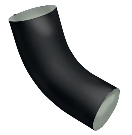 Колено трубы d-90 мм 60 гр. Grand Line Optima Matt Полиэстер Matt 0,55 RAL 9005