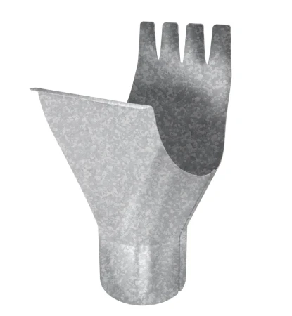 Воронка желоба d-150x100 мм Grand Line Optima 0,55 Оцинкованная