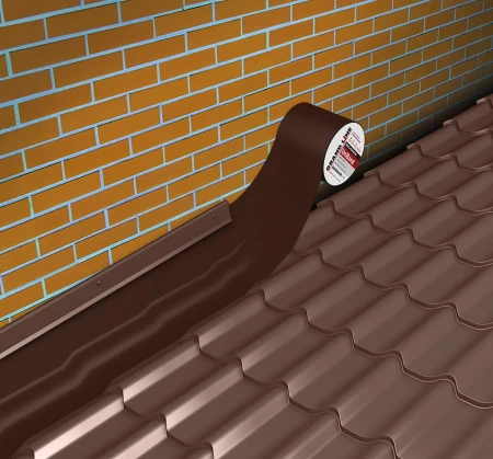 Герметизирующая лента Grand Line UniBand самоклеящаяся RAL 8017 коричневая 10x0,15м