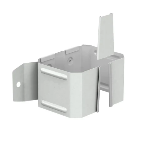 Кронштейн трубы на дерево 76x102 мм Металл Профиль Бюджет Полиэстер 0,5 RAL 9003