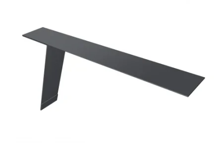 Планка карнизная фальц Grand Line 130x80 0,5 Satin цвет RAL 9006