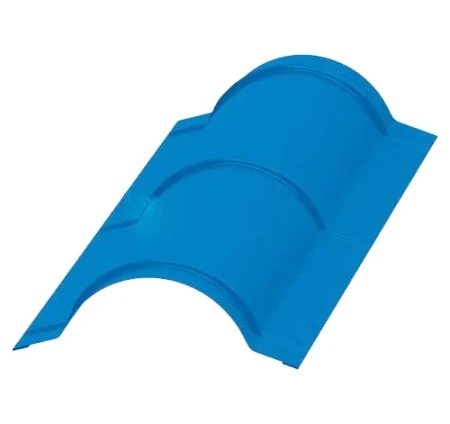 Планка конька круглого Металл Профиль R110x2000 0,45 Полиэстер цвет RAL 5015