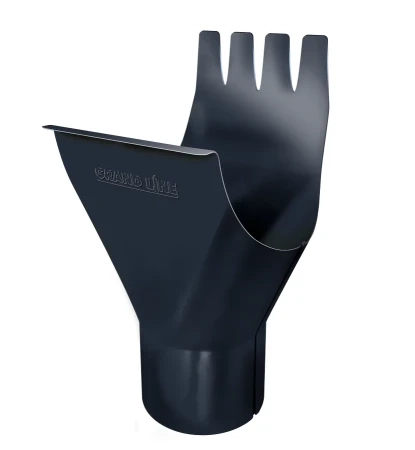 Воронка желоба d-125x90 мм Grand Line Полиуретан 0,6 RAL 7024