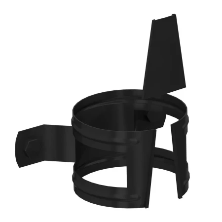 Кронштейн трубы на дерево d-100 мм Металл Профиль FORAMINA PUR Purman двухсторонний 0,6 RAL 9005