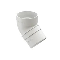 Колено трубы d-80 мм 45° ПВХ Döcke Standard