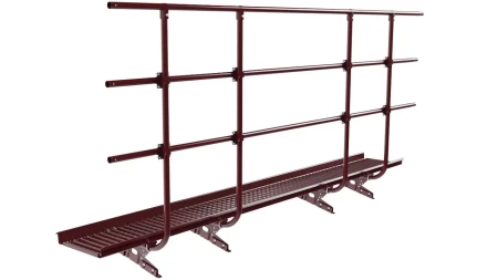 С ограждением для фальцевой кровли 3 м, Ral 3005