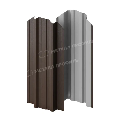 Прямоугольный Trapeze Valori 0,5 Brown фигурный