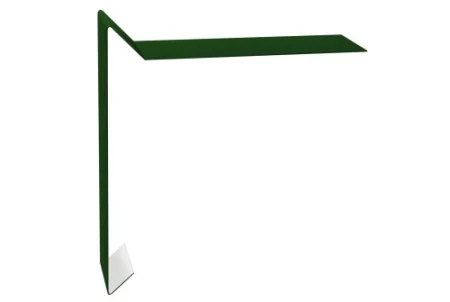 Планка ветровая для мягкой кровли Grand Line 130x25x100 0,45 Полиэстер цвет RAL 6002