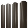 Штакетник Grand Line Полукруглый Slim Rooftop Matte (Стальной бархат) 0,5 фигурный в Туле фото