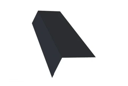 Планка карнизная широкая Grand Line 100x85 0,5 PurPro Matt цвет RAL 7024