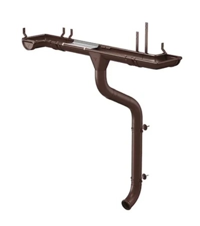 Соединитель трубы d-90 мм Aquasystem Comfort Полиэстер 0,55 RAL 8017