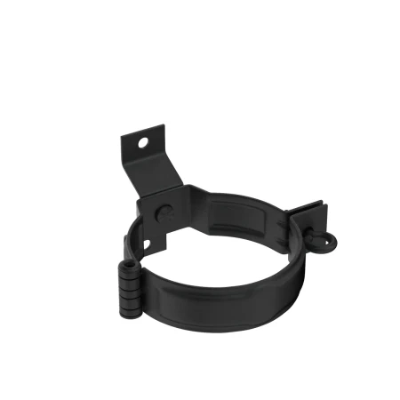 Декоративный хомут (кронштейн) трубы под дерево d-100 мм Aquasystem Premium PU Matt 0,6 RAL 9005