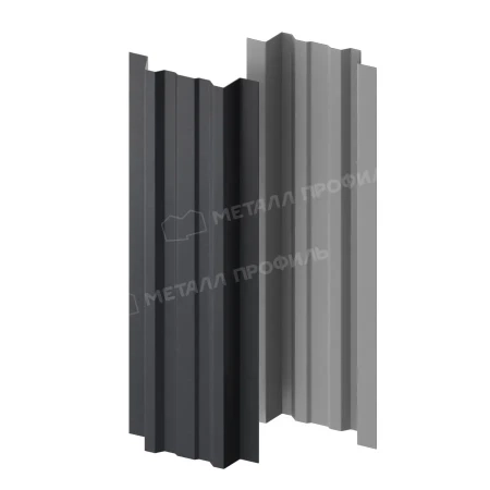 Прямоугольный Lane Viking 0,45 RAL 7024 прямой