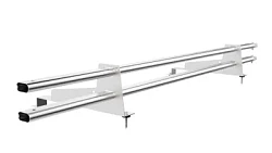 Снегозадержатель Borge для металлочерепицы с высокой ступенькой (шаг обрешетки 400 мм) 1,5 м Оцинкованный