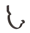 Крюк желоба d-150 мм усиленный короткий Аквасистем Премиум PU Matt 4,0