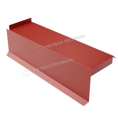 Планка сегментная торцевая левая Металл Профиль 400 мм 0,5 PURETAN цвет RR 29 Планка сегментная торцевая левая Металл Профиль 400 мм 0,5 PURETAN цвет RR 29