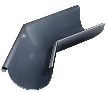 Угол желоба наружный d-125 мм 135 гр Grand Line Полиуретан 0,6 RAL 7024