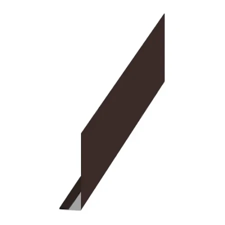 Планка карнизного свеса Металл Профиль 250x50x3000 0,5 PURETAN цвет RAL 8017