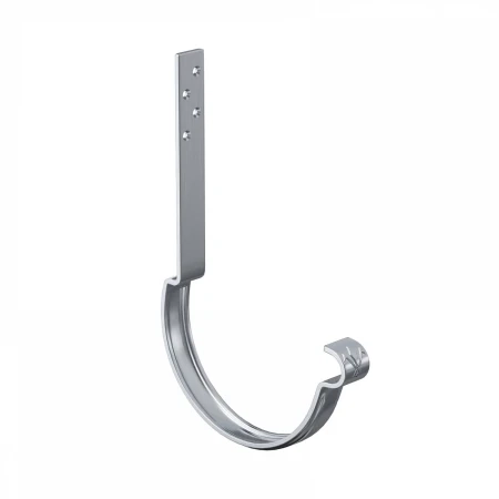 Крюк желоба d-150 мм усиленный длинный Aquasystem Premium 4,0 Оцинкованный