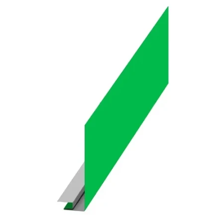 Планка карнизного свеса сложная  Металл Профиль 250x50x3000 0,5 Norman цвет RAL 6018