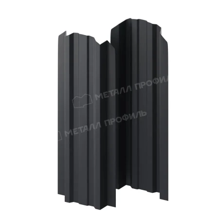 Прямоугольный Lane Полиэстер двухсторонний 0,45 RAL 7024 фигурный