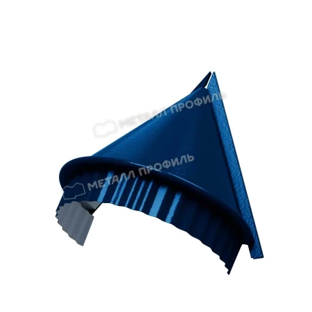 Заглушка конька круглого конусная Металл Профиль 0,50 PURMAN цвет Citrine Темно-синий