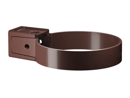 Хомут трубы d-85 мм ПВХ Döcke Premium шоколад RAL 8019