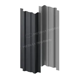 Штакетник Металл Профиль Прямоугольный Lane Norman 0,5 прямой