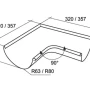 Угол желоба внутренний d-150 мм 90° Grand Line Полиуретан 0,6 в Туле фото